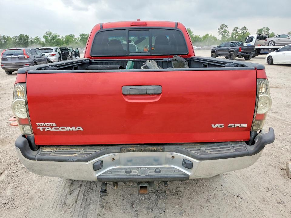 2010 Toyota Tacoma VIN 5TEUU4EN1AZ721835 COPART salvage auction — FRONT END, Tx - Salvage Vehicle Title, sold $4,750 on 2026-07-14 (photo 6)