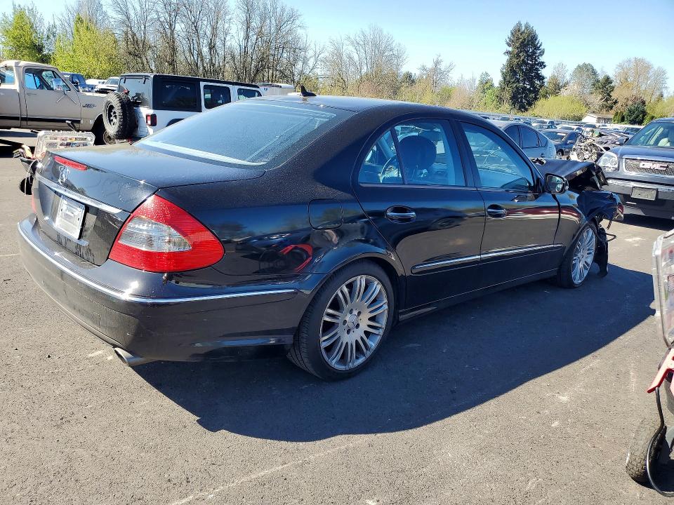 2009 Mercedes-benz E-klasse VIN WDBUF56X09B383732 COPART salvage auction — FRONT END, Or - Lien Papers Salvage, sold $300 on 2026-08-12 (photo 3)