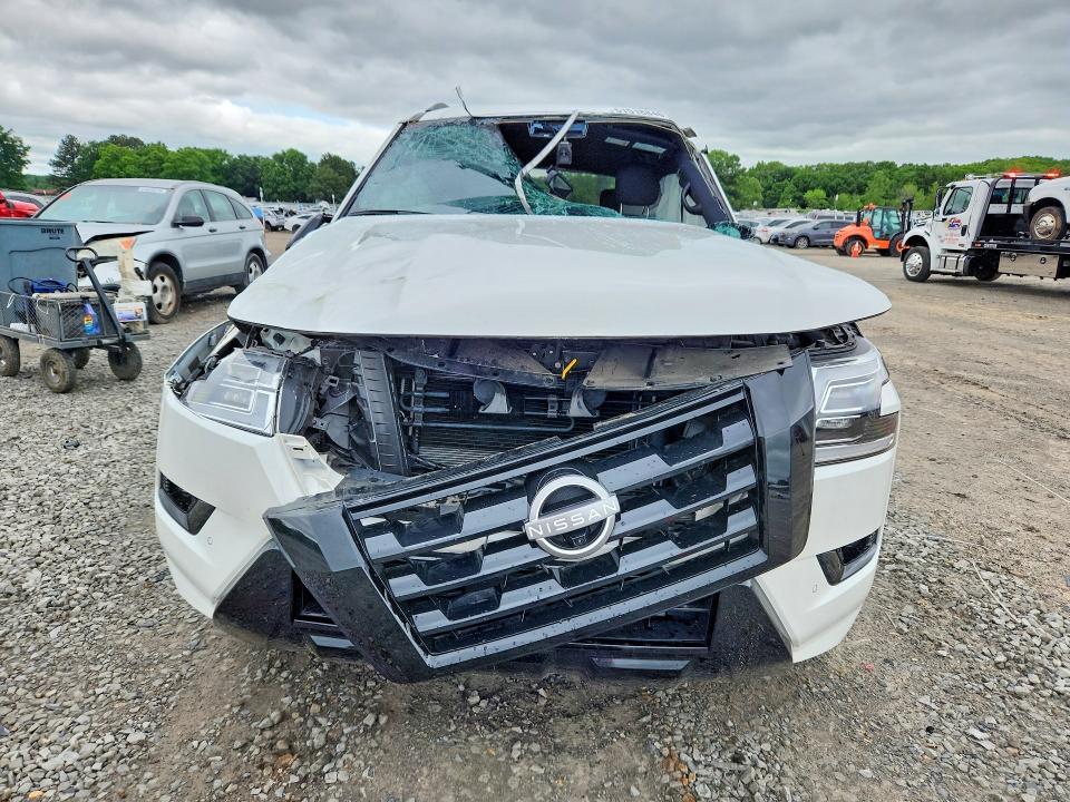 2024 Nissan Armada VIN JN8AY2BB4R9852534 COPART salvage auction — FRONT END, Ar - Cert Of Title-Salvage, sold $10,200 on 2026-07-06 (photo 5)