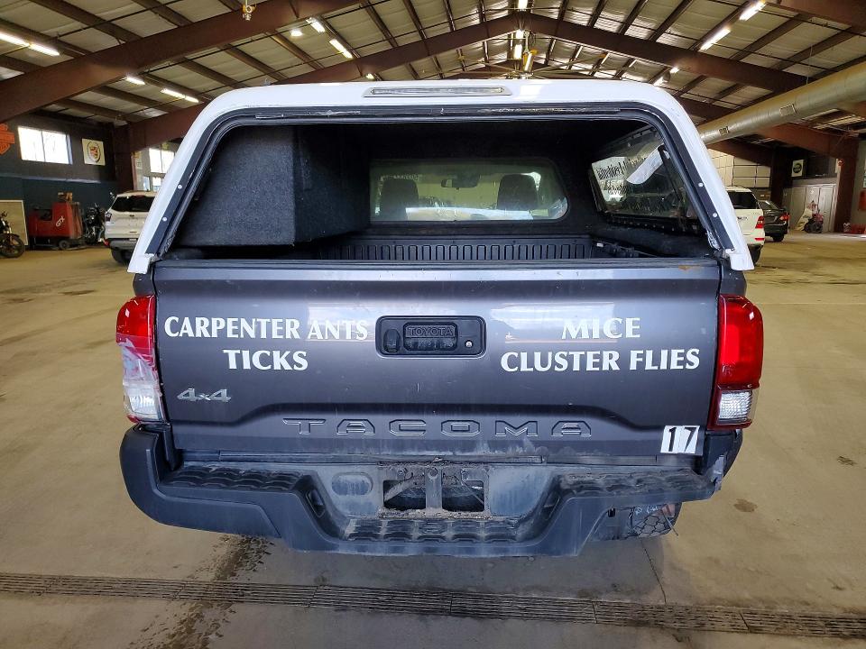 2018 Toyota Tacoma VIN 5TFSX5EN3JX059204 COPART salvage auction — REAR END, Ny - Certificate Of Title, sold $9,400 on 2026-07-30 (photo 6)