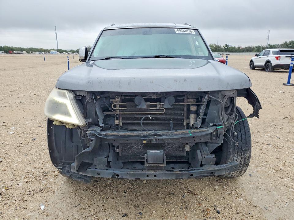 2017 Nissan Armada VIN JN8AY2NC6H9502700 COPART salvage auction — FRONT END, Tx - Salvage Vehicle Title, sold $1,050 on 2026-07-23 (photo 5)