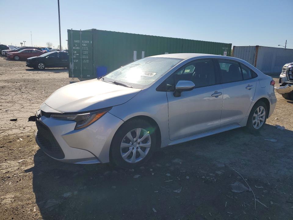 2021 Toyota Corolla VIN 5YFEPMAE8MP190421 COPART salvage auction — FRONT END, IN - CERT OF TITLE-SALVAGE TITLE, sold $6,600 on 2026-07-24 (photo 1)