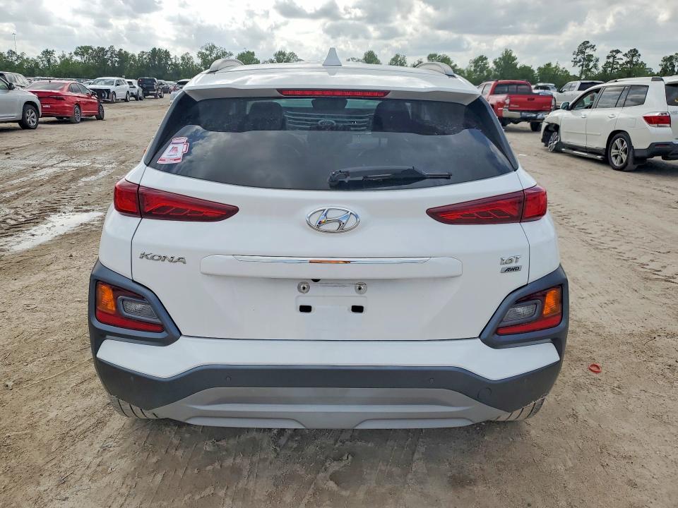 2021 Hyundai Kona VIN KM8K5CA53MU734230 COPART salvage auction — FRONT END, Tx - Salvage Vehicle Title, sold $200 on 2026-07-21 (photo 6)