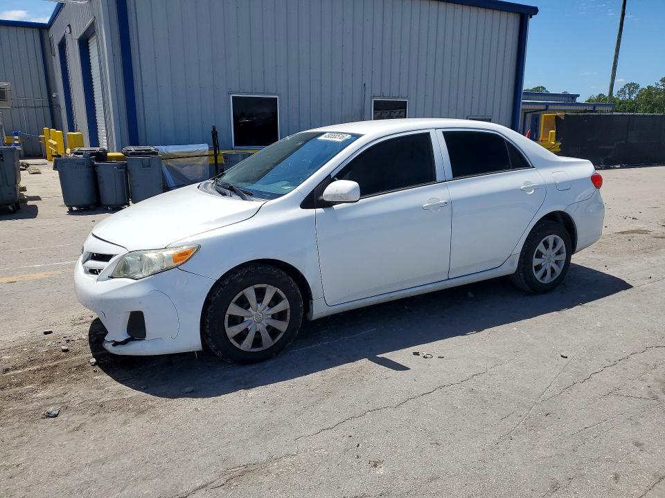 2013 Toyota Corolla VIN 5YFBU4EE7DP197897 COPART salvage auction — FRONT END, Fl - Cert Of Ttl-Rebuilt&Slvg Rbld, sold $2,150 on 2026-07-14 (photo 1)