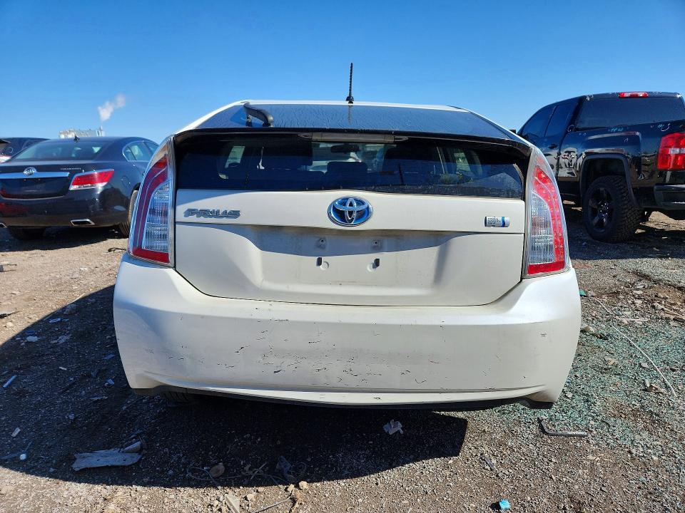 2014 Toyota Prius VIN JTDKN3DU4E1834122 COPART salvage auction — FRONT END, Il - Salvage Certificate, sold $900 on 2026-07-29 (photo 6)