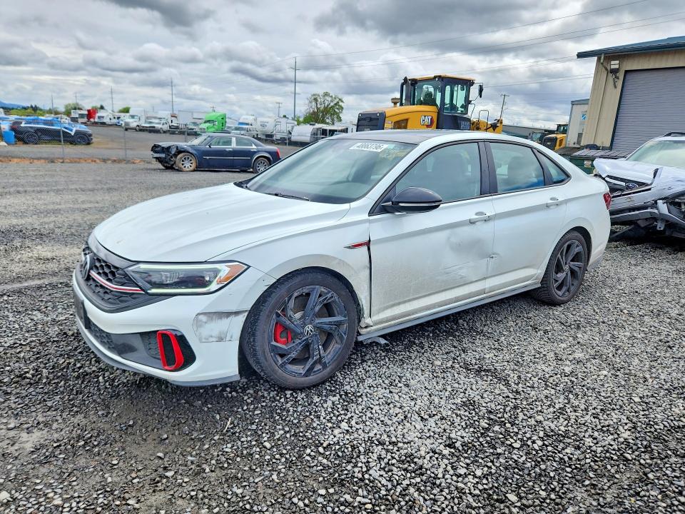 2023 Volkswagen Jetta VIN 3VW1T7BU5PM039417 COPART salvage auction — FRONT END, Id - Salvage Certificate Of Title, sold $8,400 on 2026-07-28 (photo 1)