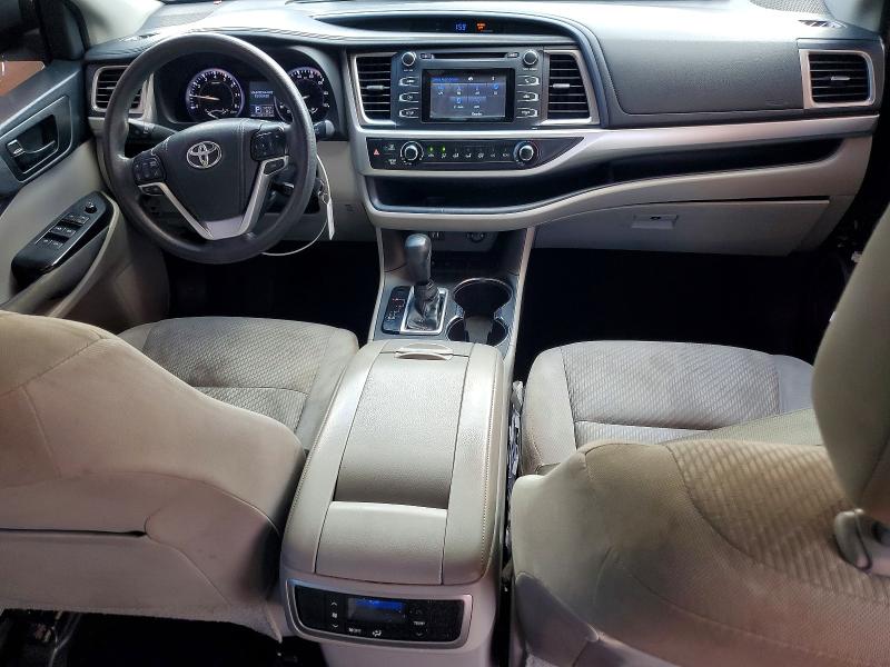 2014 Toyota Highlander VIN 5TDZKRFH3ES010254 COPART salvage auction — FRONT END, Fl - Cert Of Title Slvg Rebuildable, sold $5,200 on 2026-07-06 (photo 8)