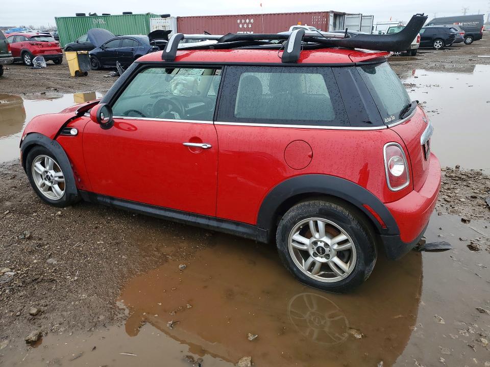 2013 Mini Cooper VIN WMWSU3C54DT370925 COPART salvage auction — FRONT END, Il - Salvage Certificate, sold $400 on 2026-07-02 (photo 2)
