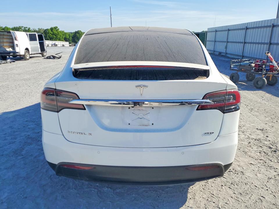 2016 Tesla Model x VIN 5YJXCBE29GF021128 COPART salvage auction — FRONT END, Nc - Salvage Certificate Of Title, sold $200 on 2026-07-29 (photo 6)