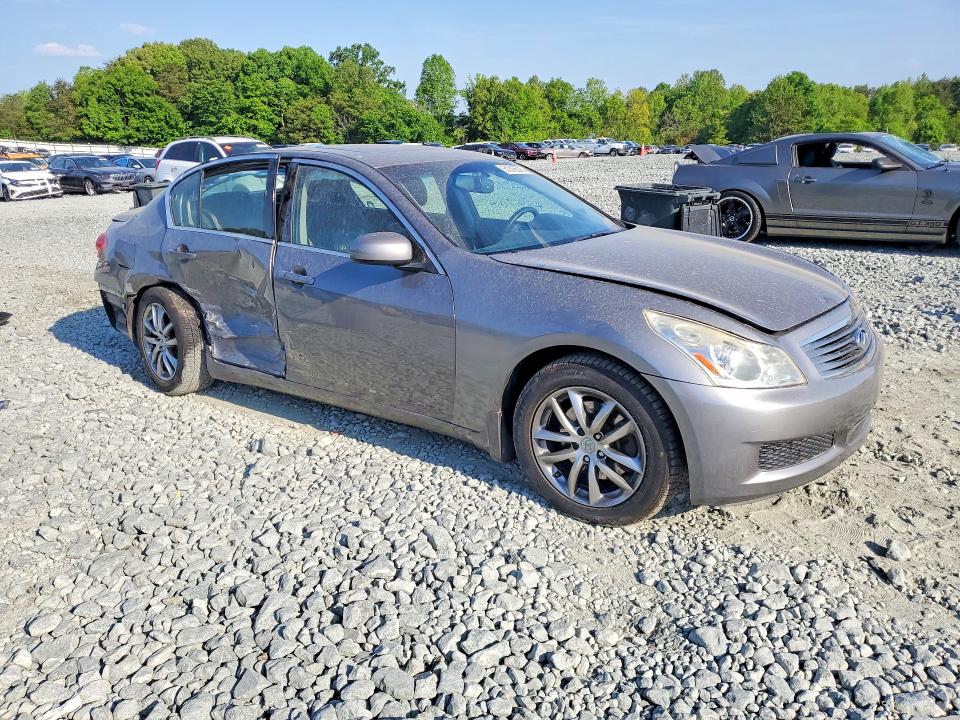 2007 Infiniti G VIN JNKBV61F47M810362 COPART salvage auction — REAR END, Nc - Salvage Certificate Of Title, sold $150 on 2026-07-22 (photo 4)