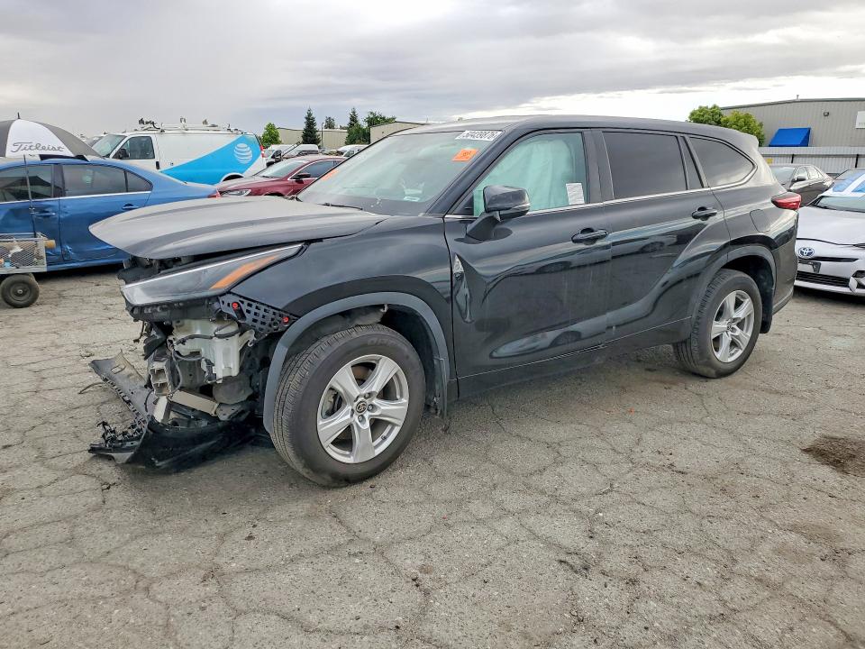 2023 Toyota VIN 5TDKDRBH1PS038932 COPART salvage auction — FRONT END, Ca - Salvage Certificate, sold $7,500 on 2026-07-10 (photo 1)