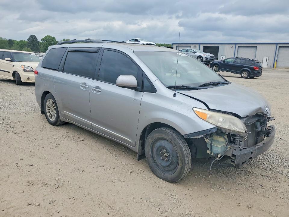 2014 Toyota Sienna VIN 5TDYK3DC7ES442202 COPART salvage auction — FRONT END, Ar - Cert Of Title-Salvage, sold $250 on 2026-07-27 (photo 4)
