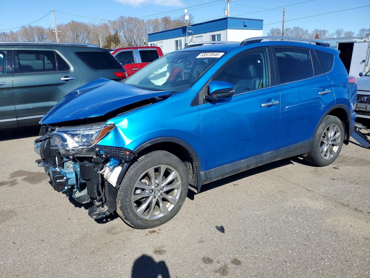 2017 Toyota RAV4 VIN 2T3DFREV9HW652132 COPART salvage auction — Front End, MN - CERT OF TITLE-SALVAGE, sold $7,600 on 2026-07-09 (photo 1)