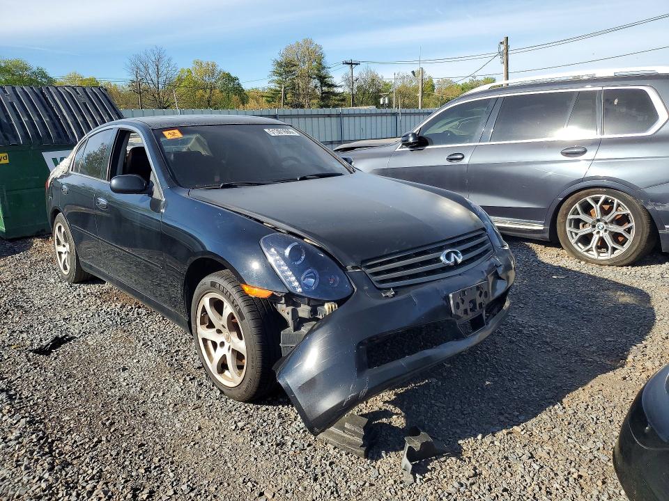 2005 Infiniti G VIN JNKCV51F95M308670 COPART salvage auction — FRONT END, Nj - Cert Of Title-Salvage, sold $350 on 2026-07-10 (photo 4)