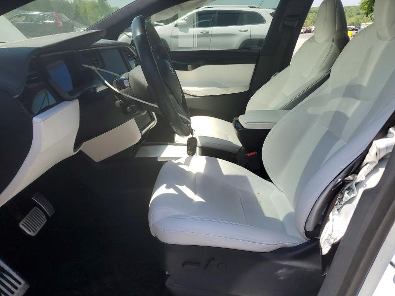2020 Tesla Model x VIN 5YJXCAE22LF271752 COPART salvage auction — FRONT END, Nc - Salvage Certificate Of Title, sold $10,500 on 2026-07-09 (photo 7)