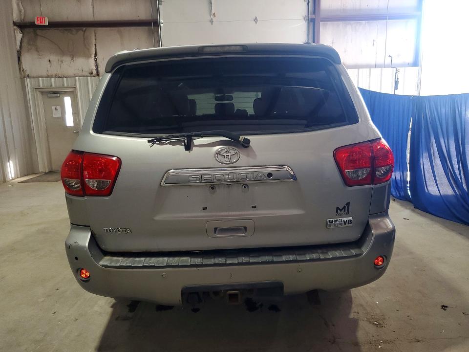 2008 Toyota Sequoia VIN 5TDBY68A18S008120 COPART salvage auction — MINOR DENT/SCRATCHES, In - Dealer Only Clean Title (P), sold $3,400 on 2026-07-21 (photo 6)
