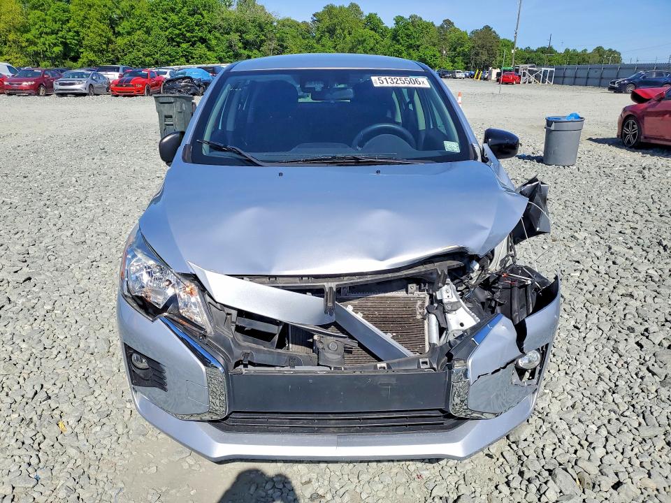 2022 Mitsubishi Mirage VIN ML32AWHJ4NH000889 COPART salvage auction — FRONT END, NC - SALVAGE CERTIFICATE OF TITLE, sold $2,000 on 2026-07-29 (photo 5)