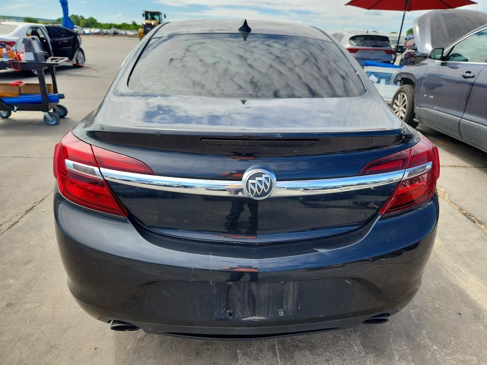 2016 Buick Regal VIN 2G4GK5EX7G9206388 COPART salvage auction — HAIL, Tx - Cert Of Title-Rebuilt Salvage, sold $1,050 on 2026-07-09 (photo 6)