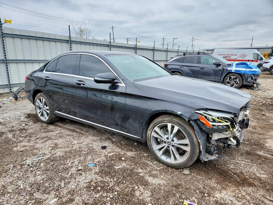 2020 Mercedes-benz C-klasse VIN W1KWF8EB1LR597909 COPART salvage auction — FRONT END, Il - Salvage Certificate, sold $5,800 on 2026-07-08 (photo 4)