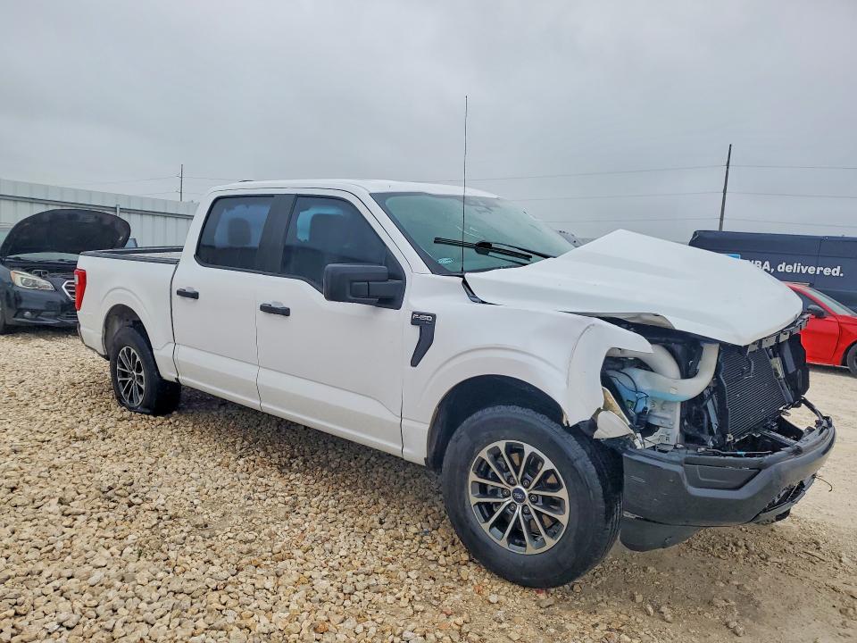 2021 Ford F-150 VIN 1FTEW1CB2MKD60470 COPART salvage auction — FRONT END, Tx - Salvage Vehicle Title, sold $2,000 on 2026-07-02 (photo 4)