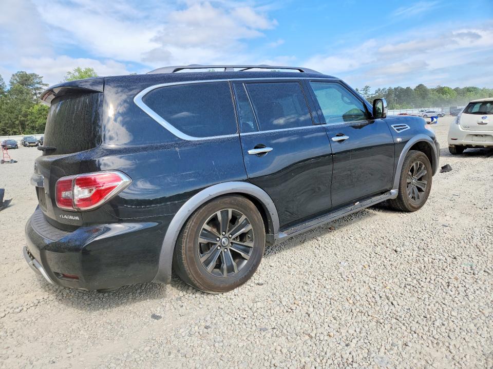 2017 Nissan Armada VIN JN8AY2NF2H9300172 COPART salvage auction — REAR END, Ga - Cert Of Title-Salvage, sold $4,050 on 2026-07-09 (photo 3)