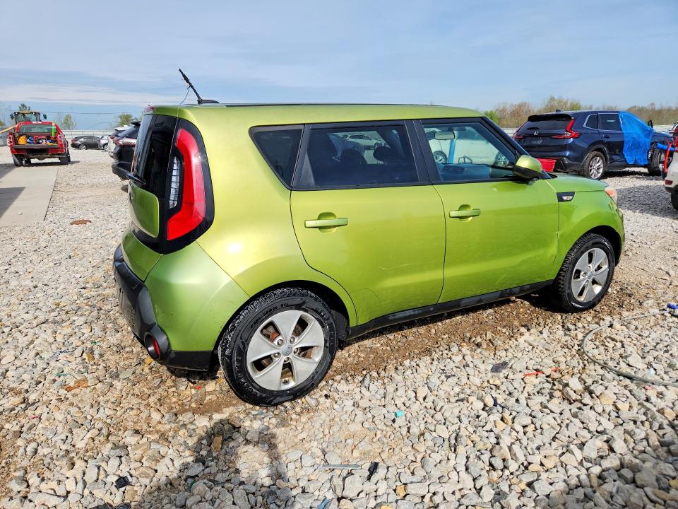 2014 Kia Soul VIN KNDJN2A21E7035677 COPART salvage auction — SIDE, MI - CERTIFICATE OF TITLE, sold $575 on 2026-07-30 (photo 3)