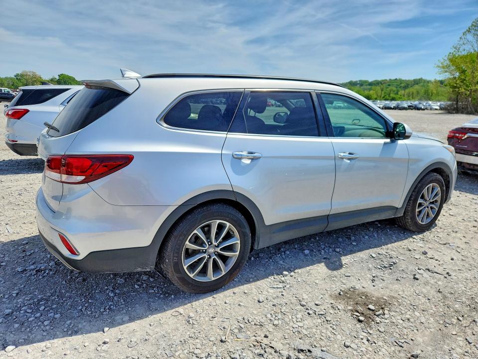 2017 Hyundai Santa fe VIN KM8SM4HF7HU171440 COPART salvage auction — FRONT END, IL - SALVAGE CERTIFICATE, sold $1,500 on 2026-07-06 (photo 3)