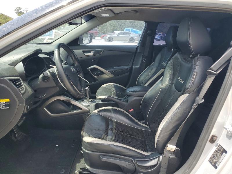 2013 Hyundai Veloster VIN KMHTC6AE5DU119710 COPART salvage auction — FRONT END, Tx - Certificate Of Title, sold $900 on 2026-07-02 (photo 7)