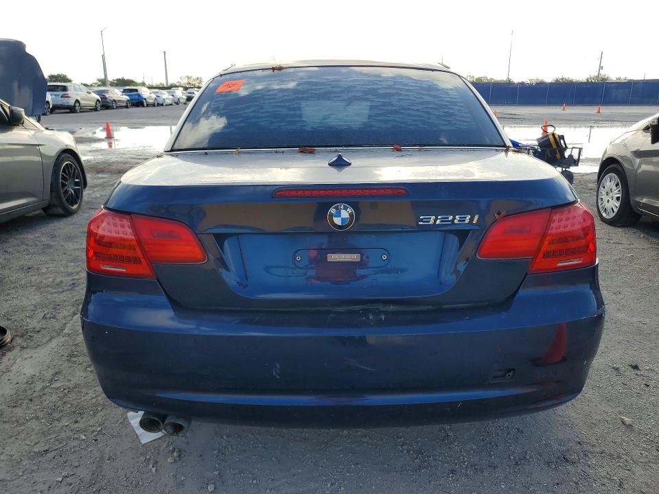 2012 BMW 3 series VIN WBADW3C56CE823836 COPART salvage auction — WATER/FLOOD, Fl - Cert Of Title-Slvg Rebld Flood, sold $850 on 2026-07-29 (photo 6)