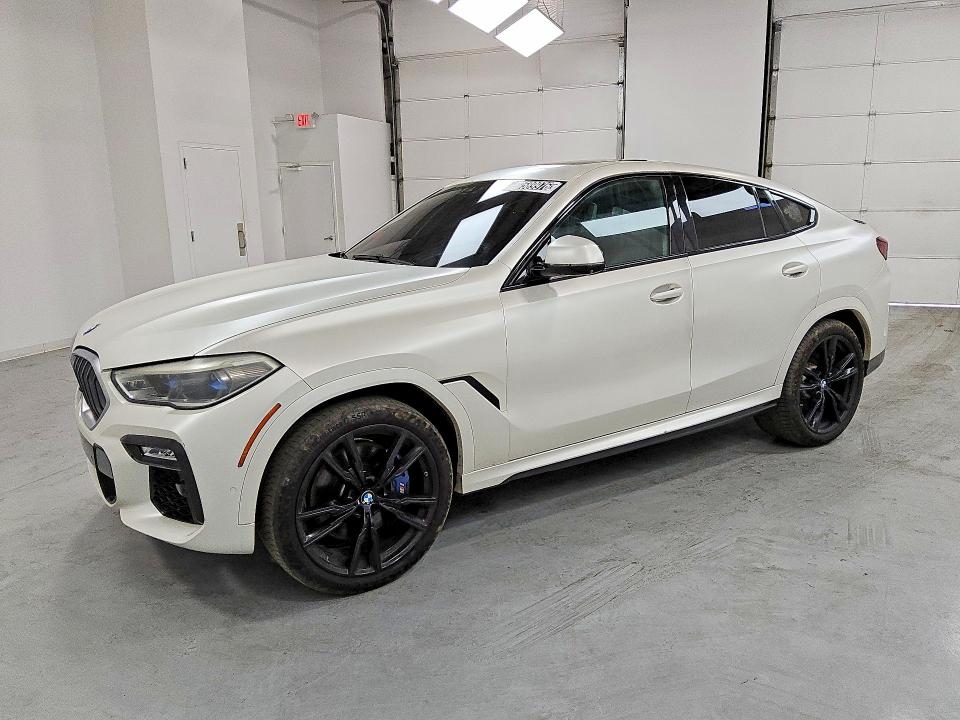 2021 BMW X6 VIN 5UXCY8C04M9E21187 COPART salvage auction — NORMAL WEAR, In - Certificate Of Title, sold $23,250 on 2026-07-09 (photo 1)