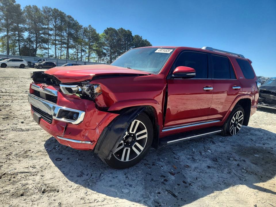 2021 Toyota 4runner VIN JTEKU5JR0M5955330 COPART salvage auction — FRONT END, Ga - Cert Of Title-Salvage, sold $13,900 on 2026-07-08 (photo 1)