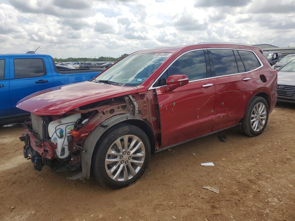 2024 Cadillac Xt6 VIN 1GYKPCRS8RZ734124 COPART salvage auction — FRONT END, Tx - Salvage Vehicle Title, sold $14,100 on 2026-07-23 (photo 1)