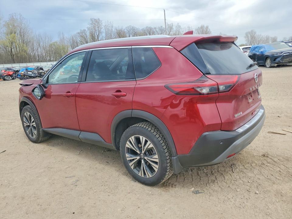 2021 Nissan Rogue VIN JN8AT3BB9MW222281 COPART salvage auction — FRONT END, Mi - Scrap Certificate Of Title, sold $4,900 on 2026-07-22 (photo 2)