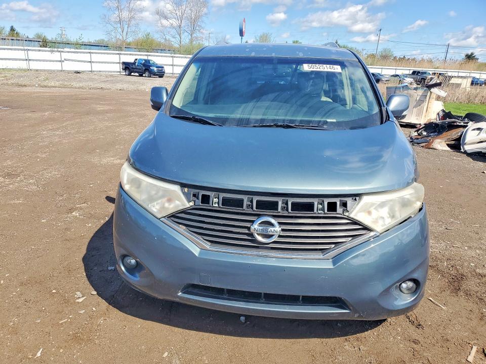 2011 Nissan Quest VIN JN8AE2KPXB9007567 COPART salvage auction — FRONT END, Oh - Cert Of Title-Salvage, sold $425 on 2026-07-09 (photo 5)