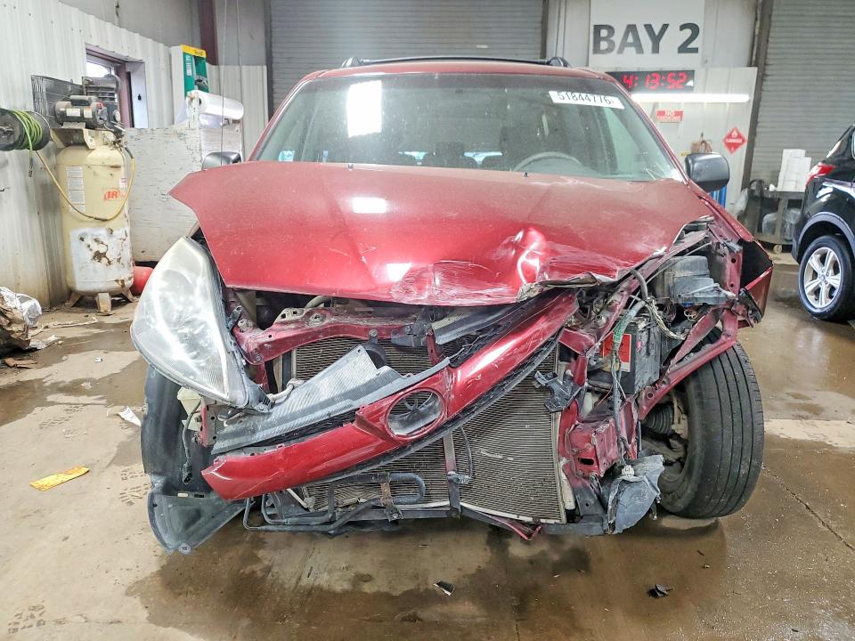 2007 Toyota Sienna VIN 5TDZK23C07S021103 COPART salvage auction — FRONT END, Ia - Cert Of Title-Salvage Title, sold $425 on 2026-07-23 (photo 5)