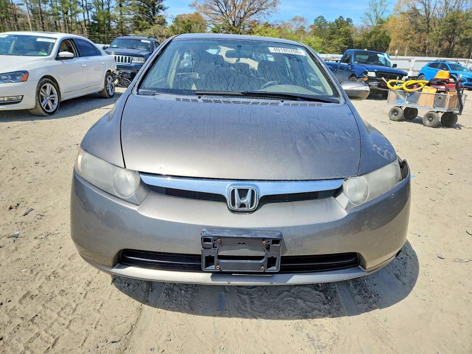 2006 Honda Civic VIN JHMFA36276S022350 COPART salvage auction — REAR END, Md - Cert Of Salvage > 75% Damage, sold $250 on 2026-07-07 (photo 5)