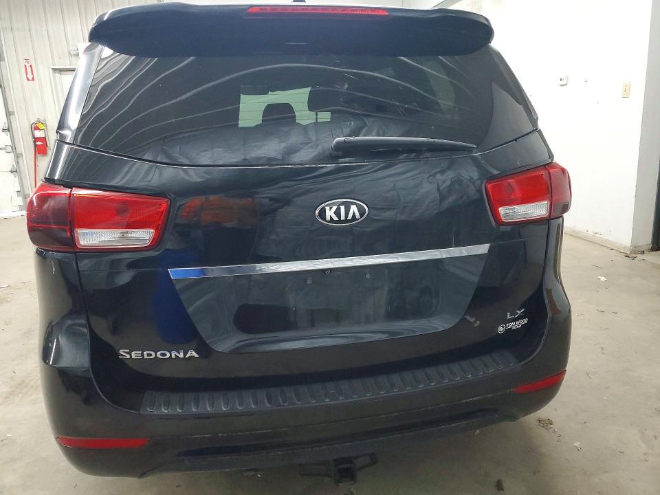 2017 Kia SEDONA VIN KNDMB5C1XH6217786 COPART salvage auction — FRONT END, Wv - Certificate Of Title, sold $850 on 2026-07-09 (photo 6)