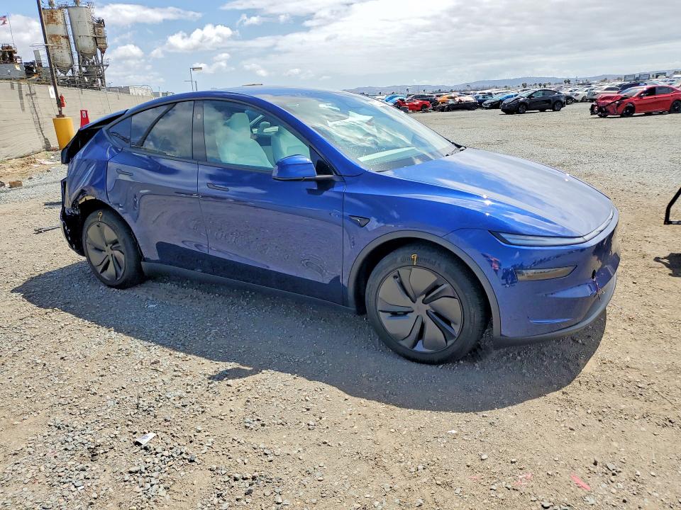 2026 Tesla Model y VIN 7SAYGDEE2TF609237 COPART salvage auction — REAR END, Ca - Salvage Certificate, sold $21,500 on 2026-07-10 (photo 4)