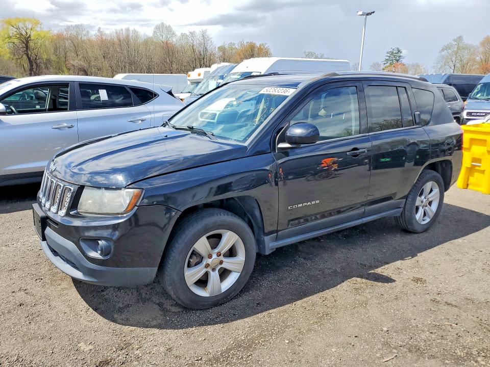 2014 Jeep Compass VIN 1C4NJDEB7ED730802 COPART salvage auction — MINOR DENT/SCRATCHES, Ct - Certificate Of Title, sold $1,500 on 2026-07-16 (photo 1)
