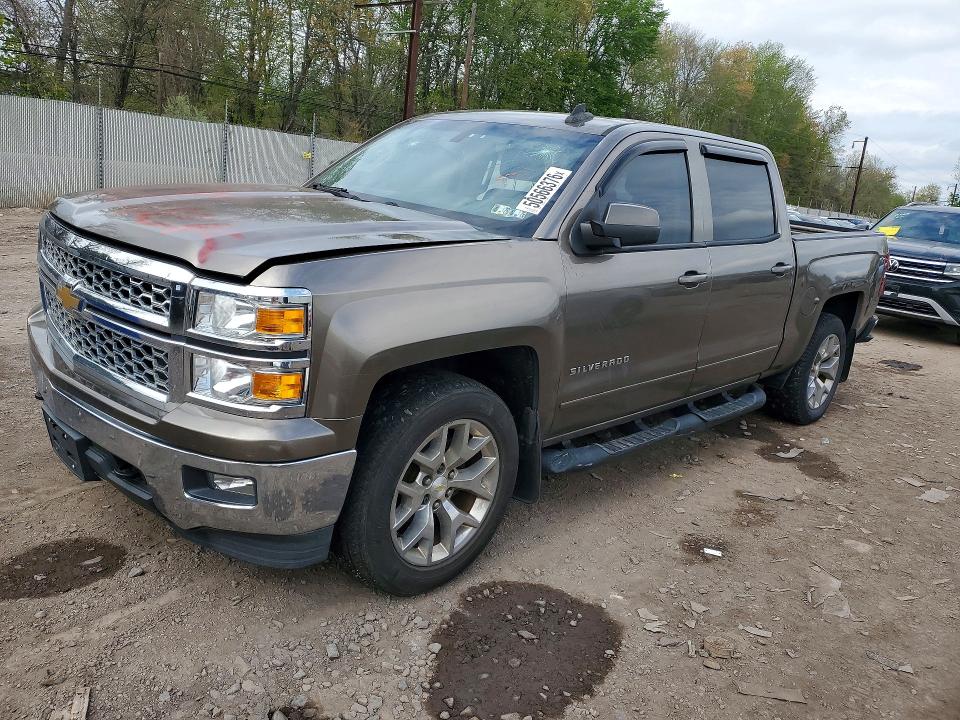 2015 Chevrolet Silverado 1500 VIN 3GCUKREC3FG140986 COPART salvage auction — VANDALISM, Pa - Certificate Of Salvage, sold $1,050 on 2026-07-01 (photo 1)