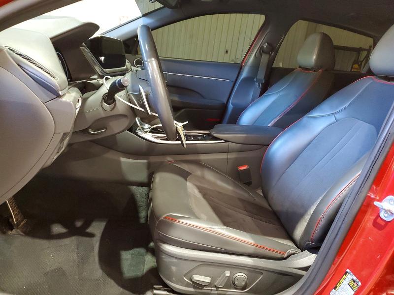 2021 Hyundai Sonata VIN 5NPEJ4J20MH066468 COPART salvage auction — FRONT END, Tx - Salvage Vehicle Title, sold $3,350 on 2026-07-06 (photo 7)
