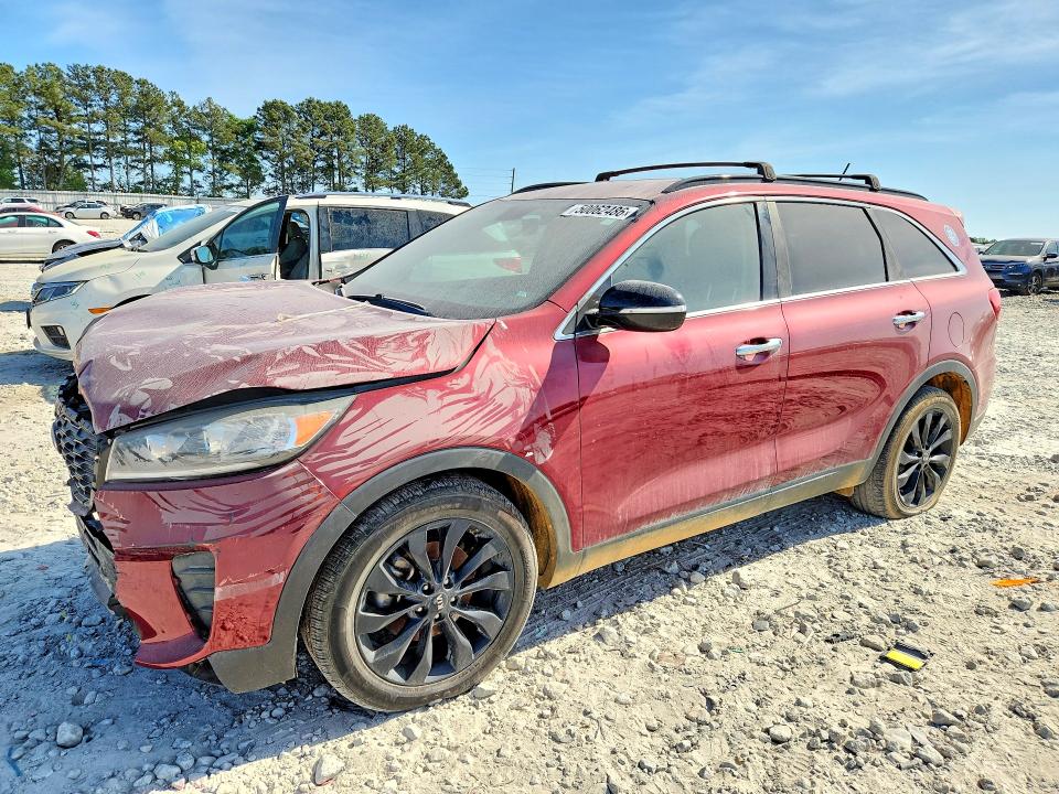 2019 Kia Sorento VIN 5XYPG4A59KG591650 COPART salvage auction — FRONT END, Al - Cert Of Title-Salvage Title, sold $3,619 on 2026-07-29 (photo 1)