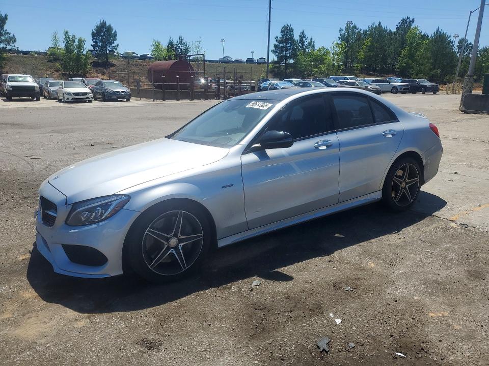 2016 Mercedes-benz C-klasse VIN 55SWF6EB8GU142886 — COPART salvage auction photo