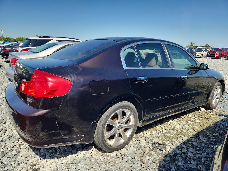 2005 Infiniti G35 VIN JNKCV51E85M201522 COPART salvage auction — FRONT END, Ca - Salvage Certificate, sold $525 on 2026-07-09 (photo 3)