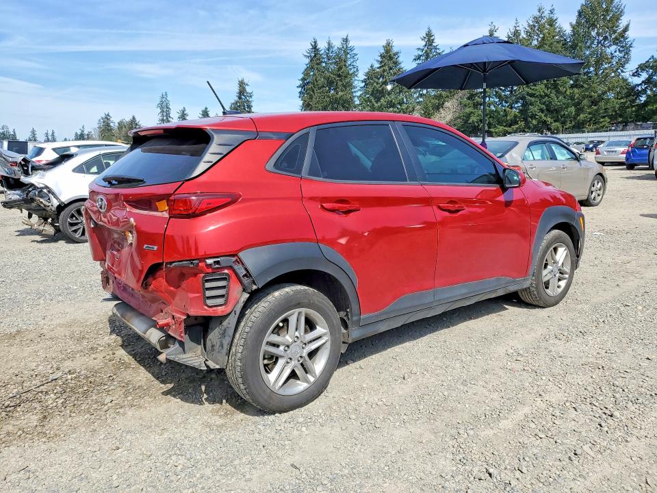 2021 Hyundai Kona VIN KM8K1CAA9MU691425 COPART salvage auction — REAR END, Wa - Bill Of Sale, sold $2,900 on 2026-07-07 (photo 3)