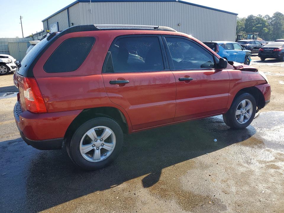 2009 Kia Sportage VIN KNDJF724597558233 COPART salvage auction — FRONT END, Sc - Certificate Of Title, sold $550 on 2026-07-06 (photo 3)
