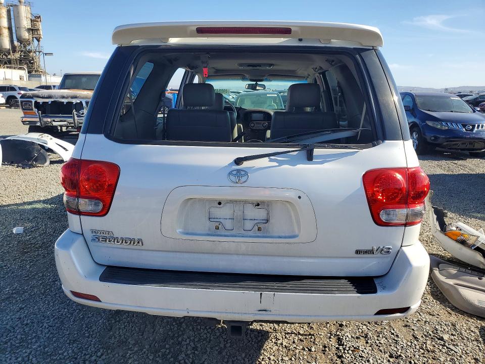 2006 Toyota Sequoia VIN 5TDZT38A86S273934 COPART salvage auction — FRONT END, Ca - Salvage Certificate, sold $1,850 on 2026-07-10 (photo 6)