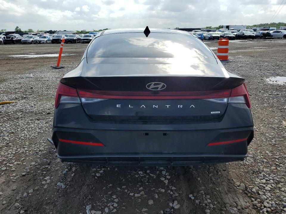 2025 Hyundai Elantra VIN KMHLN4DJ6SU155975 COPART salvage auction — NORMAL WEAR, Tx - Salvage Vehicle Title, sold $175 on 2026-07-30 (photo 6)