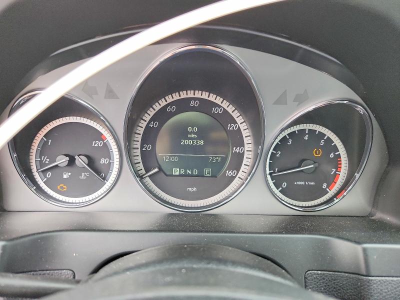 2011 Mercedes-benz C class VIN WDDGF8BB5BR138132 COPART salvage auction — MINOR DENT/SCRATCHES, Ny - Certificate Of Title, sold $1,450 on 2026-07-09 (photo 9)