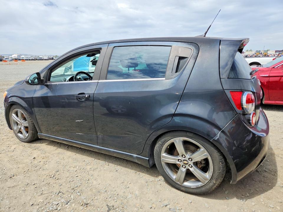 2013 Chevrolet SONIC VIN 1G1JH6SB3D4152960 COPART salvage auction — FRONT END, Ca - Dis/Dlr/Exp App For Dup Clean, sold $400 on 2026-07-10 (photo 2)